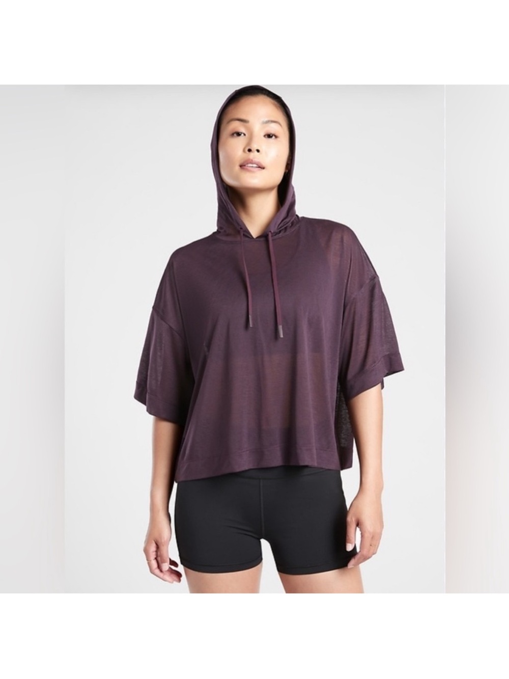 Athleta Vapor Hooded Tee